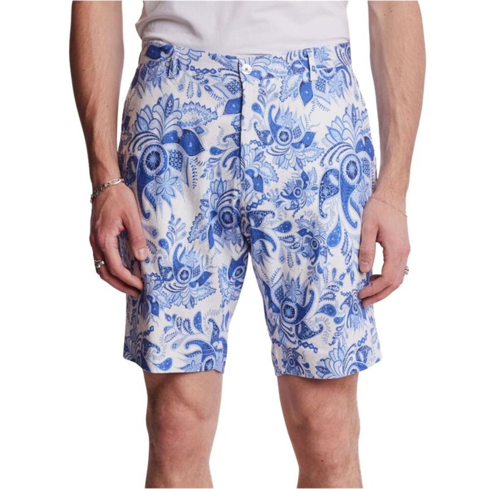 Paisley & Gray Mens Slim Fit Casual Bermuda Shorts, NWT
